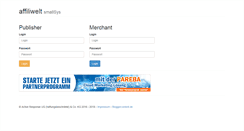 Desktop Screenshot of merchants.affiliwelt.net