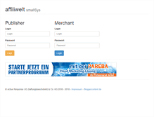 Tablet Screenshot of merchants.affiliwelt.net